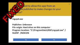 How do you get rid of quotrsgupdexequot popup window on Windows10 [upl. by Kenton774]