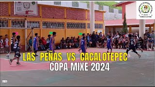 LAS PEÑAS VS CACALOTEPEC COPA MIXE 2024 [upl. by Aicemaj815]