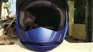 Steelbird Air SBA Helmet Longterm review  blue colour  steelbird india  budget helmets [upl. by Bonney]