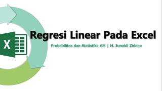 Regresi Linear Data dan Koefisien Korelasi pada Ms Excel  Probabilitas Dan Statistika [upl. by Lertram]