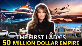 Melania Trump The MillionDollar Lady with a Life of Limitless Luxury [upl. by Ahsinam54]