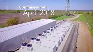 NEC’s construction of the largest energy storage project in Europe  Timelapse Long Version [upl. by Cliffes]