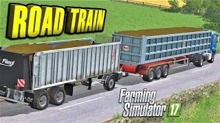 Farming Simulator 2017  ROAD TRAIN  Sandy Bay  Episode 24 [upl. by Aubrey128]