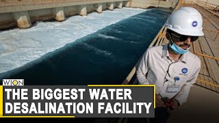 WION Dispatch Inside the worlds biggest water desalination facility  World News [upl. by Atnahsa]