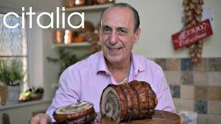 Gennaro Contaldo’s Christmas Porchetta Recipe  Citalia [upl. by Linzy]