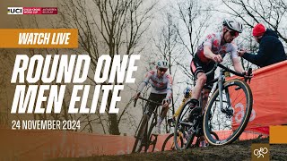 LIVE ​ Men Elite  R1 Antwerpen BEL  202425 UCI Cyclocross World Cup [upl. by Leynad982]