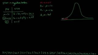 statistiekhypothese toetsennormale verdeling 1 [upl. by Faubert125]