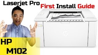 HP Laserjet Pro M102A Konfigurasi dan Instalasi Awal [upl. by Keven771]