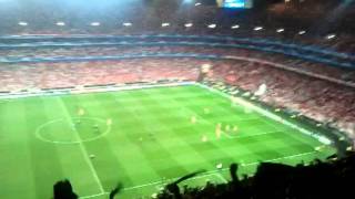 Benfica vs Manchester United 14092011 Final score 11 Cardozo goal [upl. by Nodlehs]