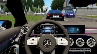 City Car Driving  2018 MercedesBenz A200  Normal Driving [upl. by Oinegue]