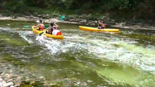 CANOE KAYAK DANS LES GORGES DE LARDECHEavi [upl. by Eadahs729]