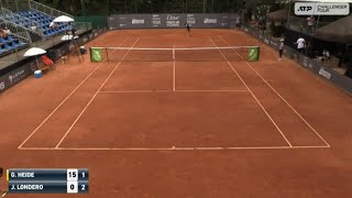 Gustavo Heide BRA vs Juan Ignacio Londero ARG Sao Paulo challenger 1 Round [upl. by Aisenat]