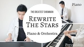 Rewrite The Stars Piano amp Orchestra Cover  The Greatest Showman  Riyandi Kusuma [upl. by Isla]