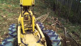 Douglas Logging 635D skidder [upl. by Ebenezer356]