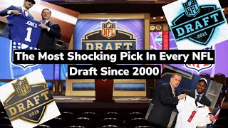 The Most Shocking Pick In Every NFL Draft Since 2000 [upl. by Gayle]