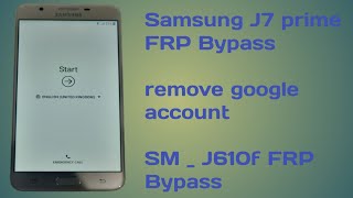 Samsung j7 prime FRP Bypass 2023Sm j610f remove google account [upl. by Haynes]