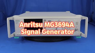 Anritsu MG3694A Signal Generator [upl. by Nodnelg]