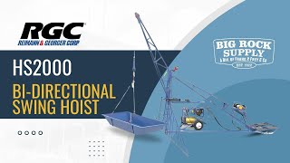 RGC  HS2000 BiDirectional Swing Hoist  In Action [upl. by Sibyls]