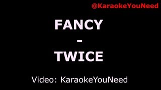 Karaoke FANCY  TWICE [upl. by Mchale959]