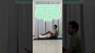 Gentle Yoga Series Pose 8  Knee Crank gentleyoga [upl. by Osbert]