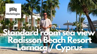 This place in Larnaca checks all the boxes  Radisson Beach Resort Larnaca Cyprus  Hotelogia [upl. by Georgette]