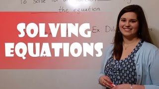 How to Solve Equations [upl. by Mariele495]