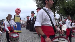 Gigantones e Cabeçudos Festa Senhora DAgonia 2015 [upl. by Dorkas]