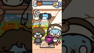 🍂📋 The twins play with an ouija board👻 short spooky toca [upl. by Erdua984]