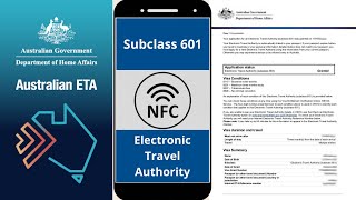 2024  How to Apply for Australia ETA Subclass 601 on App [upl. by Winther]