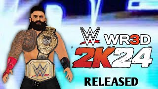 WR3D 2K24 New Mod  wr3d 2k24 new mod download link for android [upl. by Emalia69]