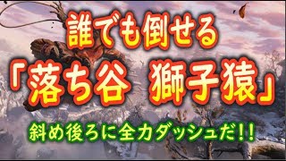 【隻狼SEKIRO】超簡単！落ち谷「獅子猿」の倒しかた【攻略解説】 [upl. by Irtak738]