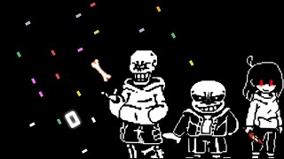 Undertale AU  Bad Time Trio Theme  Triple The Threat  Bouncing Square Cover [upl. by Einnoc]