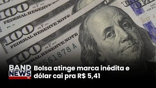 Bolsa atinge marca histórica de 136 mil pontos  BandNewsTV [upl. by Ramyaj942]