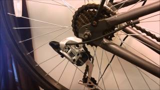 How to adjust a rear derailleur [upl. by Yekciv]