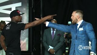 Vintage Conor Floyd Mayweather vs Conor McGregor Toronto presser best bits [upl. by Trah]