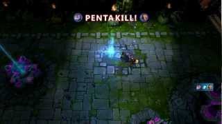 Pulsefire Ezreal Ultimate  Penta kill 720 p HD [upl. by Narmi]