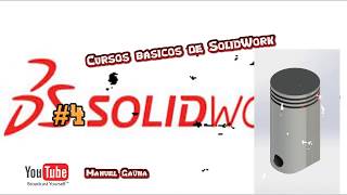 SOLIDWORKS TUTORIAL BASICO 13 CORTE POR LIMITE [upl. by Worlock572]