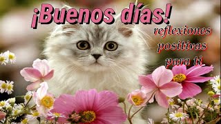 🌸El video más hermoso con imagenes bonitas de buenos días para ti reflexiones positivas [upl. by Ortrude80]