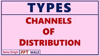 TYPES OF CHANNELS OF DISTRIBUTION IN HINDI  Marketing Management  BBAMBABcom  ppt [upl. by Ahseyn]