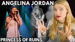 Vocal Coach Reacts ANGELINA JORDAN Princess Of Ruins Live In Las Vegas In Depth Analysis [upl. by Vasyuta]