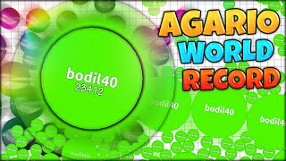 AGARIO WORLD RECORD 64 MEGA PIECES IN SECONDS 23242 MASS Agario 130  New Gamemode MEGASPLIT [upl. by Tatiana]