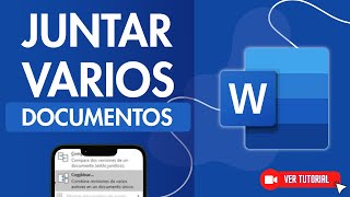 Cómo UNIR VARIOS DOCUMENTOS de WORD en uno Solo sin Programas ¡Ahorra Almacenamiento 📃 [upl. by Travax]