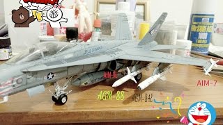 HobbyBoss 148 FA18C Hornet [upl. by Adnoek]