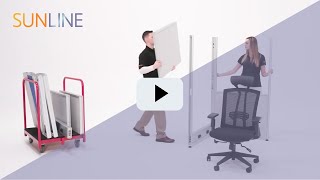 Sunline Cubicle Installation Video [upl. by Etnauj]