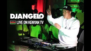 DJ ANGELO  Live On CitizenTV Kenya 10 Over 10 Show [upl. by Aissenav]