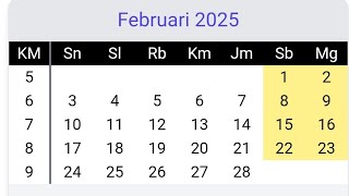 Kalender 2025 [upl. by Astor611]