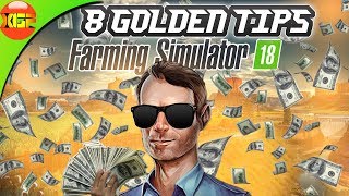 Farming simulator 18 8 Golden tips that help you to grow very quickly and earn more money in fs 18 [upl. by Octave391]