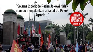 quotSelama 2 periode Rezim Jokowi tidak mampu menjalankan amanat UU Pokok Agrariaquot [upl. by Adirehs]