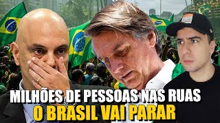 PLANO PARA PRENDER BOLSONARO DIA 7 DE SETEMBRO É DESCOBERTO E MORAES SE ASSUSTA COM REVOLTA POPULAR [upl. by Itsyrc]