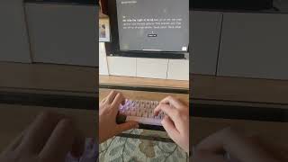 keyboardasmr keyboard mechanicalkeyboard asmr relaxing shorts [upl. by Grube365]